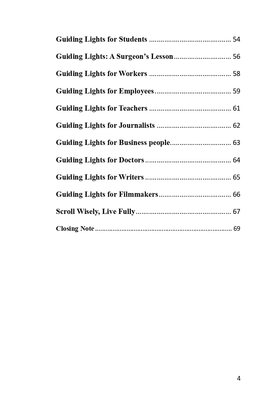 Guiding Lights by Dr. Venkata Rao Potluru