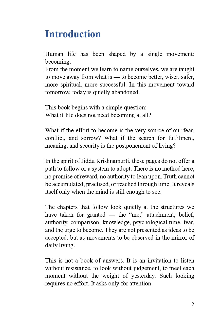 Life Lives Itself by Dr. Venkata Rao Potluru