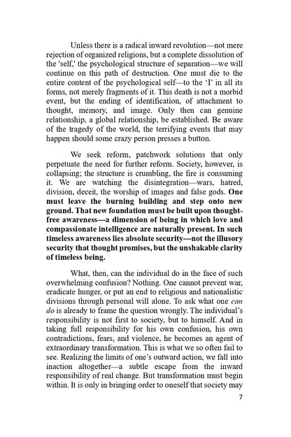 The Timeless Awareness by Dr. Venkata Rao Potluru