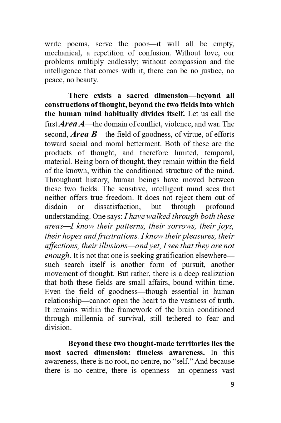 The Timeless Awareness by Dr. Venkata Rao Potluru