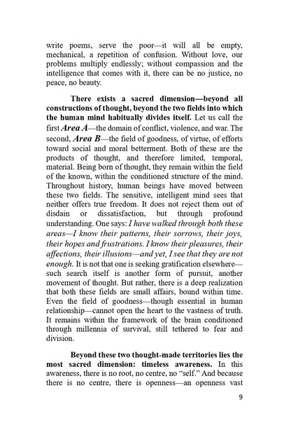 The Timeless Awareness by Dr. Venkata Rao Potluru